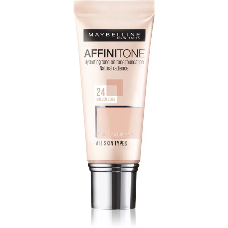 MAYBELLINE NEW YORK Affinitone ενυδατικό μεικ απ απόχρωση 24 Golden Μπεζ 30 ml