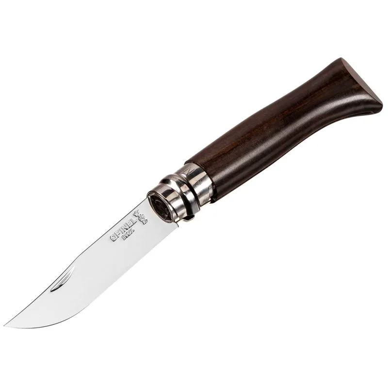 Opinel No. 08 Ebony Wood Pocket Knife with Gift Box