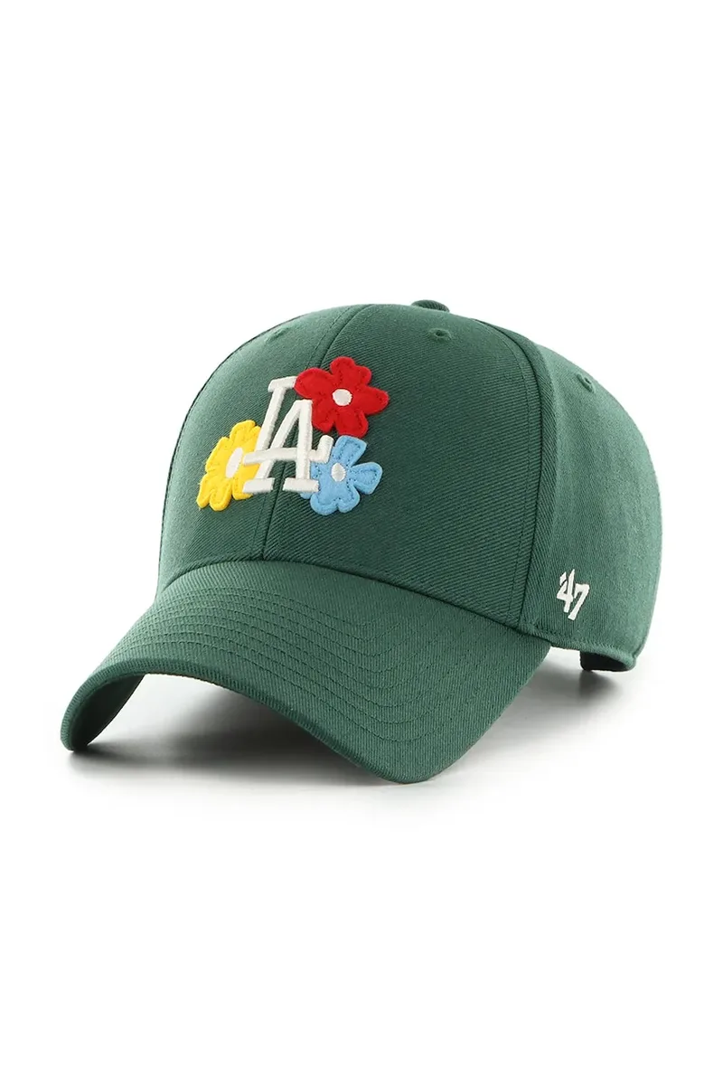 Καπέλο με γείσο και προσθήκη μαλλιού 47 brand MLB Los Angeles Dodgers