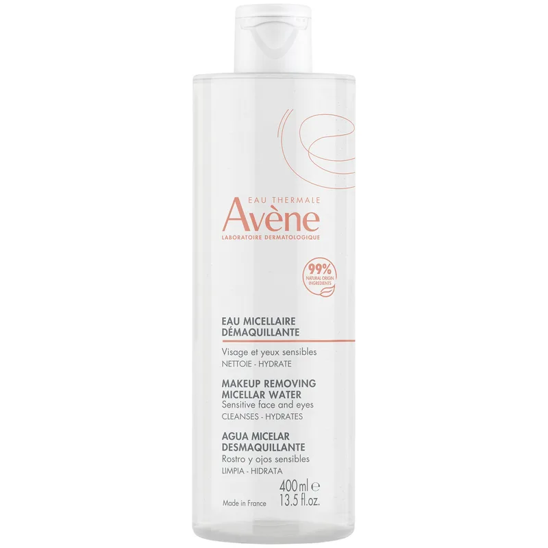 Avene Make Up Removing Micellar Water for Sensitive Face & Eyes Νερό Καθαρισμού & Ντεμακιγιάζ Προσώπου, Ματιών, Κατάλληλο για Ευαίσθητο Δέρμα 400ml