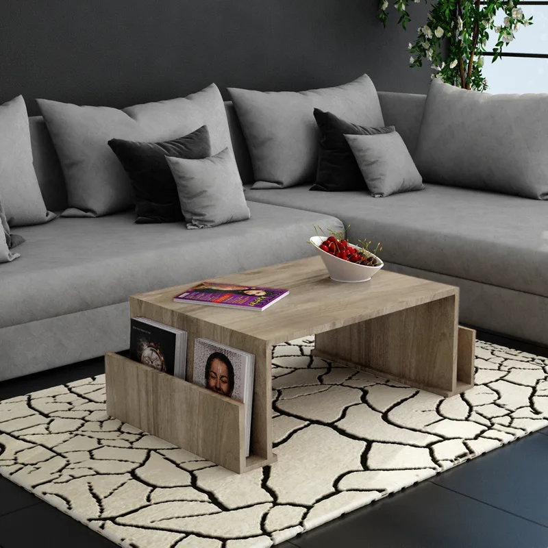 Τραπέζι Σαλονιού Magazin - Walnut 745Dcd2802 (95x36,8x60)