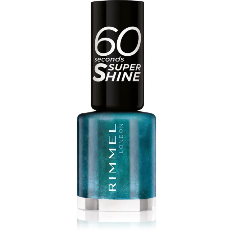 Rimmel 60 Seconds Super Shine βερνίκι νυχιών απόχρωση 721 Siren 8 μλ