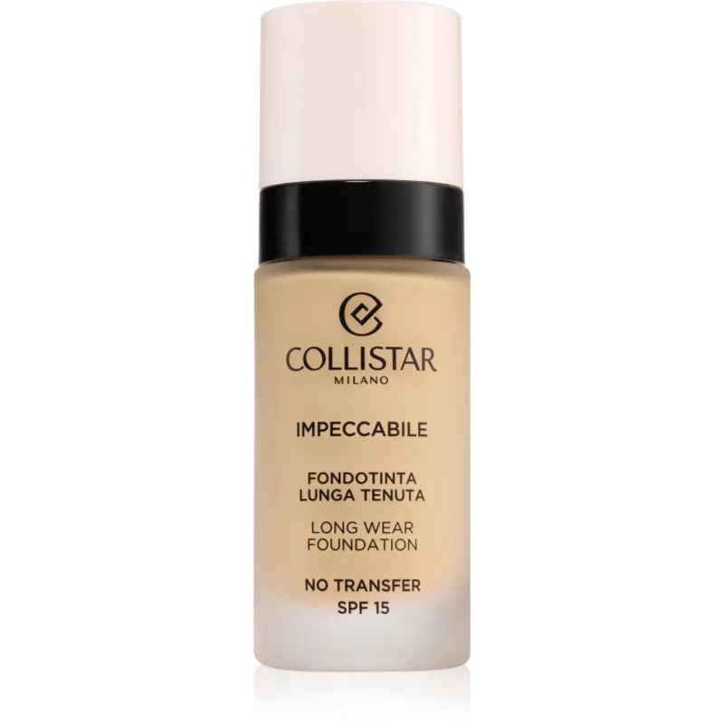 Collistar Impeccabile Long Wear Foundation μακράς διαρκείας μεικ απ SPF 15 2N Μπεζ 30 ml