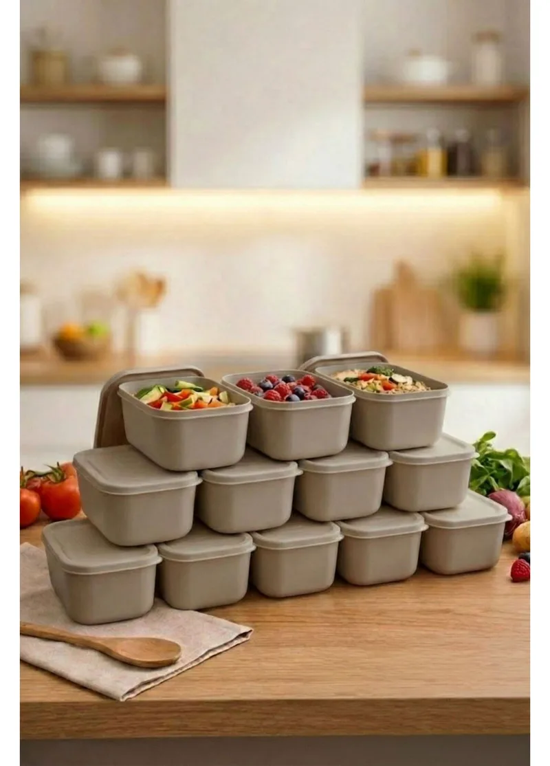 Kitchen Storage Boxes - Σετ Κουτί Αποθήκευσης 12 τμχ Heritage