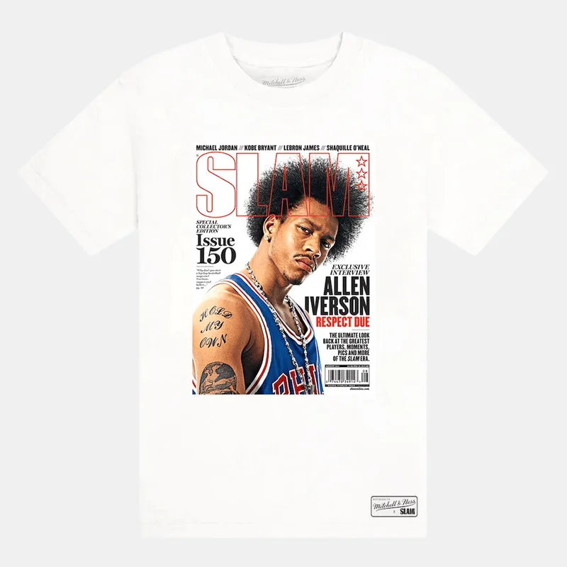 Mitchell & Ness Slam Tee Iverson P76 White (9000288447_1539)