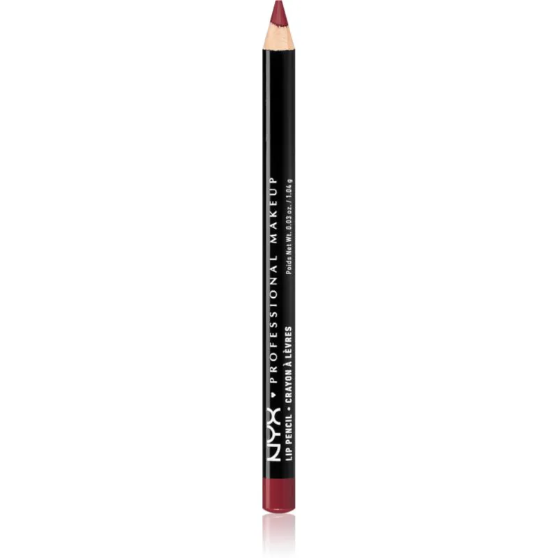 NYX Professional Makeup Slim Lip Pencil Μολύβι για τα χείλη απόχρωση 817 Hot Red 1 γρ