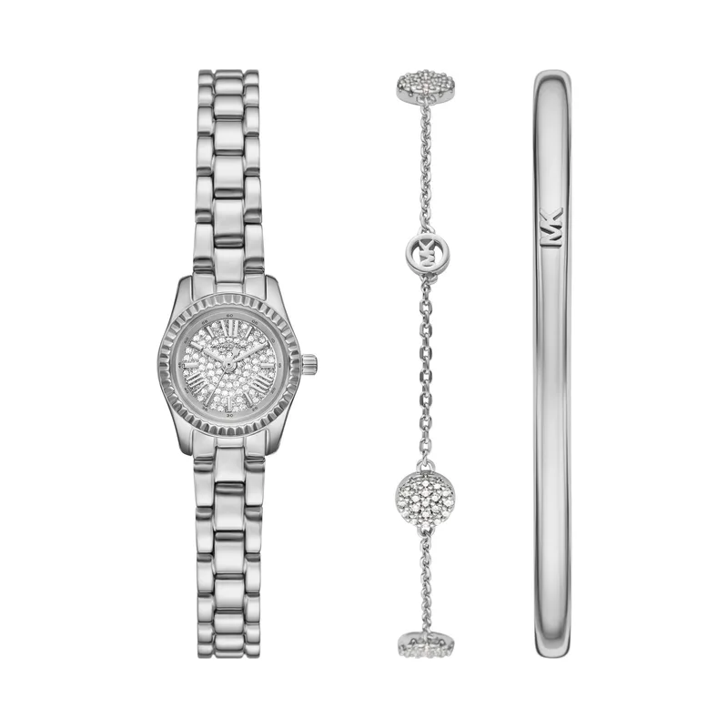 Σετ Ρολόι & Βραχιόλι Michael Kors MK4948SET Ασημί