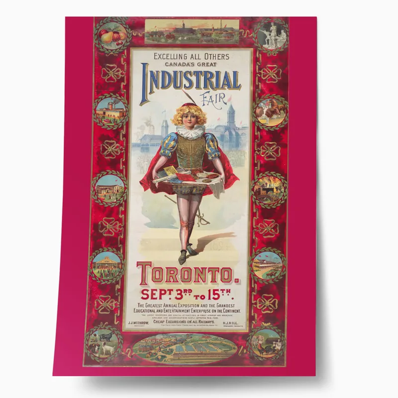 Πόστερ 1894 TORONTO INDUSTRIAL EXHIBITION