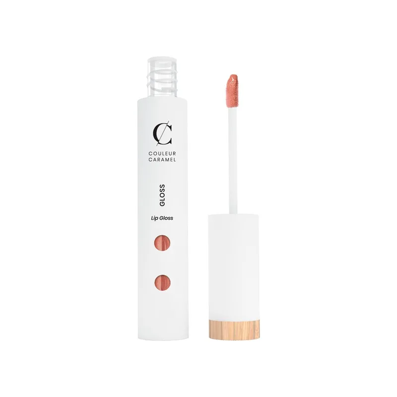 Couleur Caramel Makeup Lip Gloss 814 Frosted Chestnuts 1un