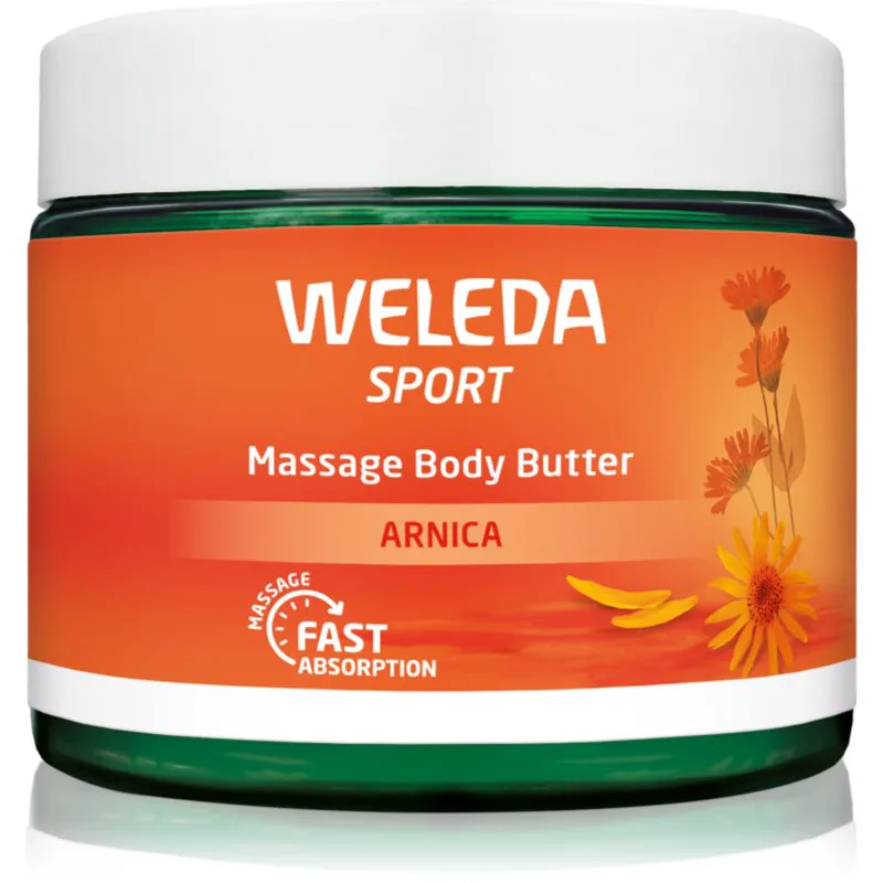 Weleda Sport βούτυρο σώματος για μασάζ για την αναγέννηση των μυών 150 ml