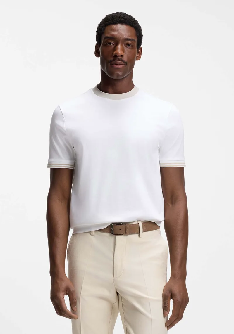 BOSS T Shirt Tessler - 50559667 100 White