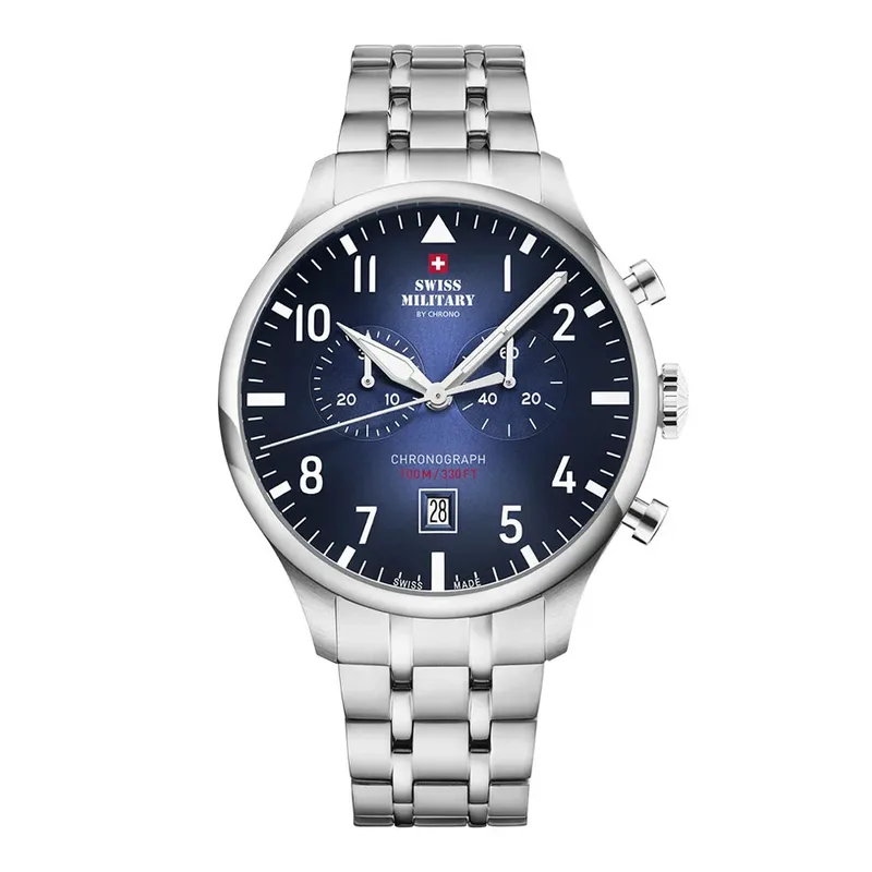 SWISS MILITARY by Chrono Swiss Made Vintage Chronograph SM34098.03