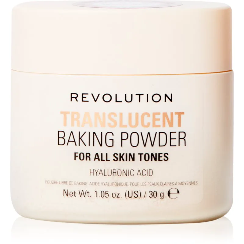 Revolution Baking Powder πούδρα σε σκόνη απόχρωση Translucent 30 γρ
