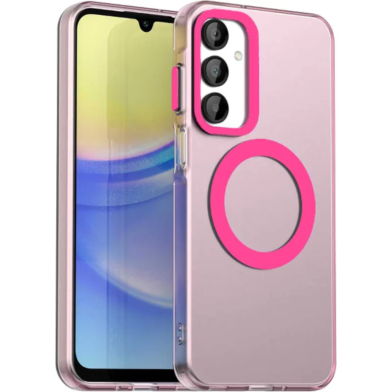 Θήκη Samsung Galaxy A16 Techsuit CandyCase Σκληρή Ημιδιάφανη με MagSafe - Ροζ (5949419312449)