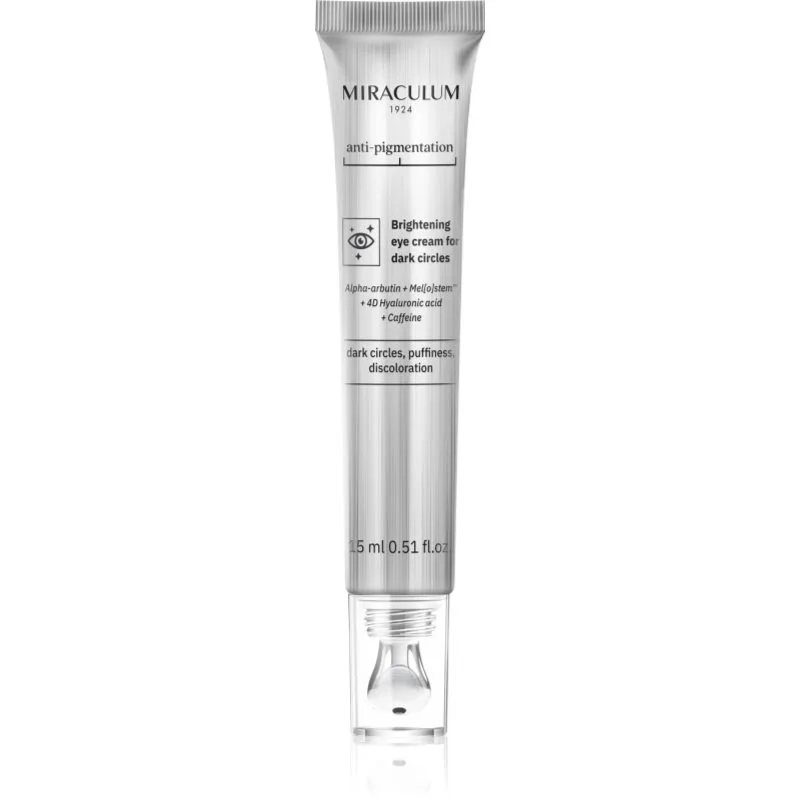 Miraculum Anti- Pigmentation λαμπρυντική κρέμα ματιών κατά το πρήξιμο και μαύρους κύκλους 15 ml