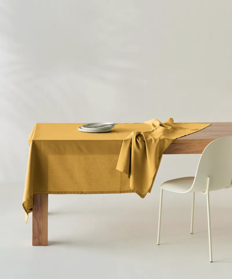 Τραπεζομάντηλο Kentia Leilani 28 Mustard 140x260