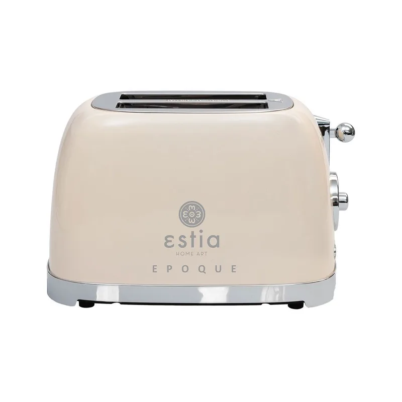 Estia Φρυγανιέρα Ρετρό Epoque 2 Θέσεων 815W Κρεμ