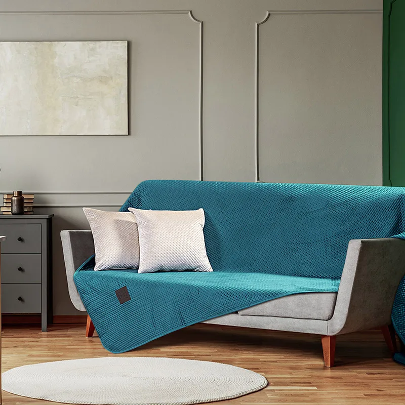 Ριχτάρι Διθέσιου Καναπέ 180x250 Beauty Home 8413 Blue 180x250