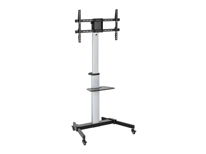 Equip Bodenstandhalter 37"-86"/1TFT 50kg 1Ablage silber lite Retail