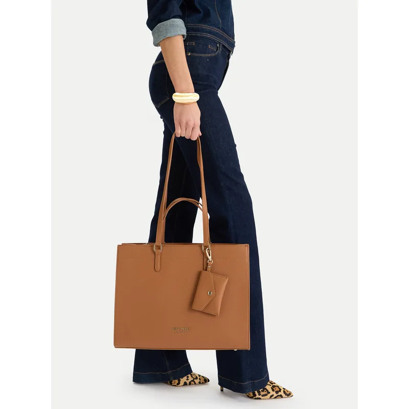 Τσάντα Nine West CEO-Vellor-LDA8459 Καφέ