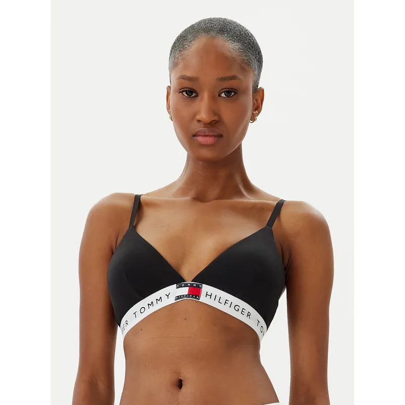Tommy Hilfiger Σουτιέν Bralette UW0UW06040 Μαύρο