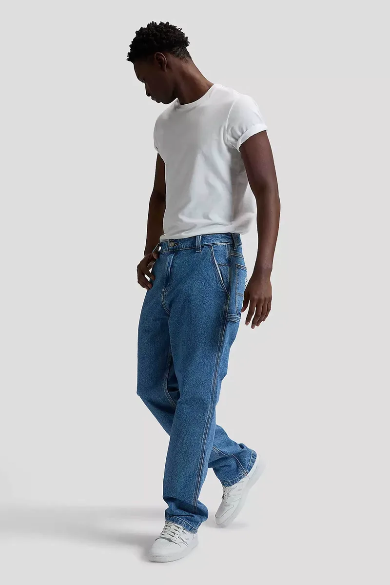Lee® ανδρικό τζιν παντελόνι Loose Fit "Workwear Carpenter" - 112377678 Denim Blue