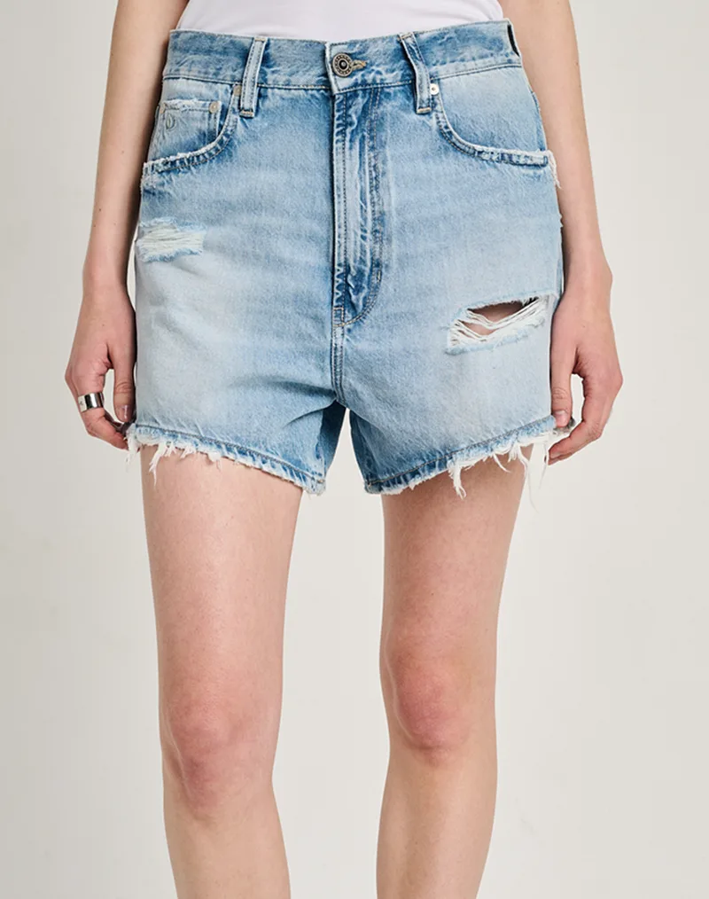 STAFF New Dora Wmn Short Pant 100%Co 5-981.014.S4.055-.00 DenimLightBlue