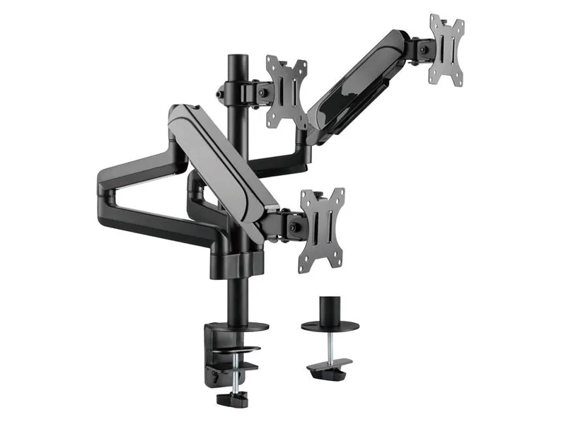 Equip Tischhalterung 17"-27"/ 3TFT je 7kg 360° Gasfeder sw lite Retail