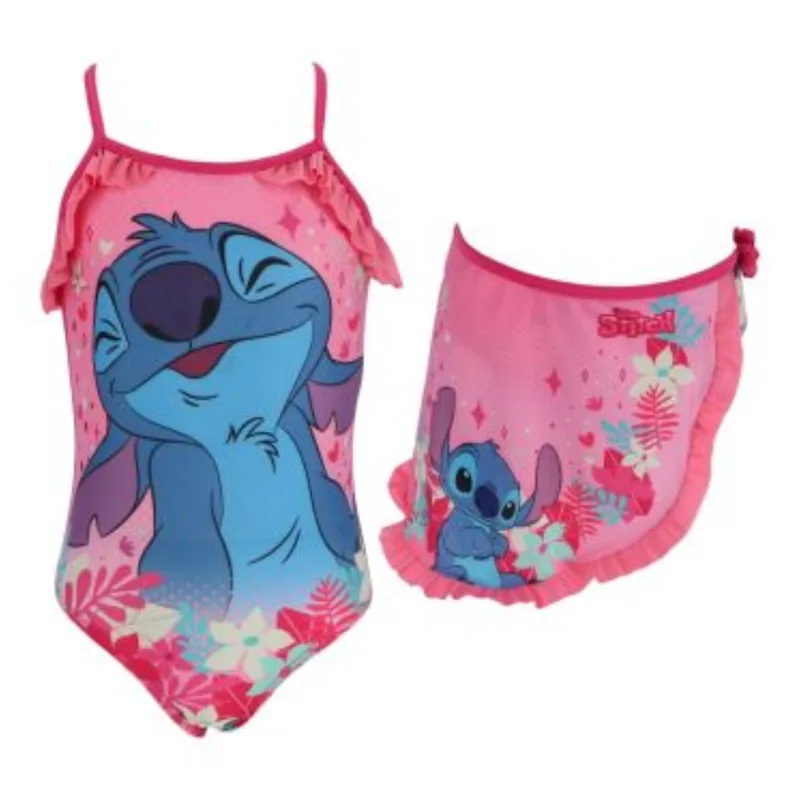©DISNEY ΠΑΙΔΙΚΟ ΣΕΤ ΟΛΟΣΩΜΟ ΜΑΓΙΟ ΜΕ ΠΑΡΕΟ ΦΟΥΣΤΑ LILO AND STITCH 1783 – φούξια ΦΟΥΞΙΑ