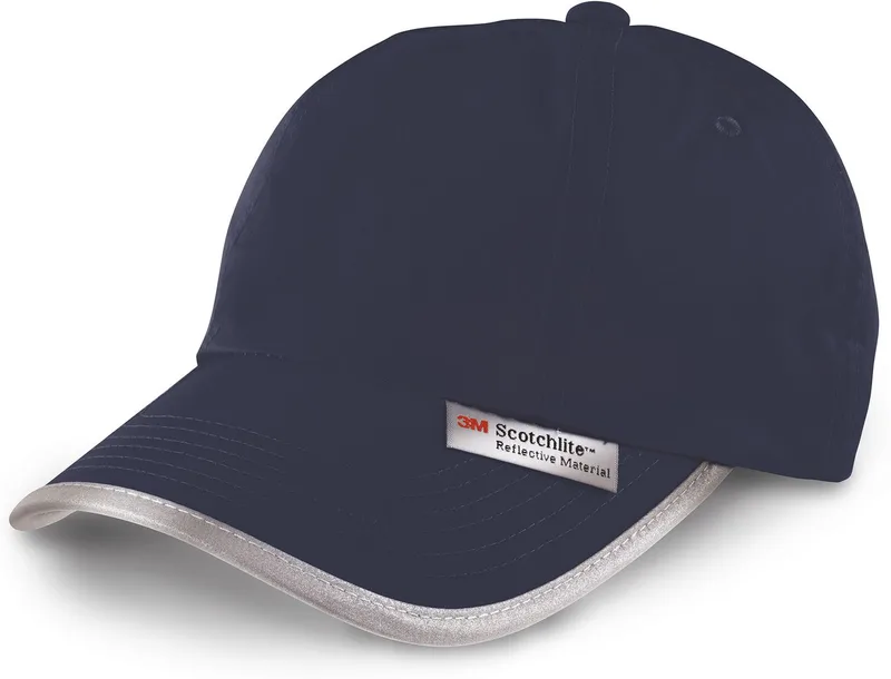 Καπέλο με ανακλαστική ταινία Result Caps RC035X Navy