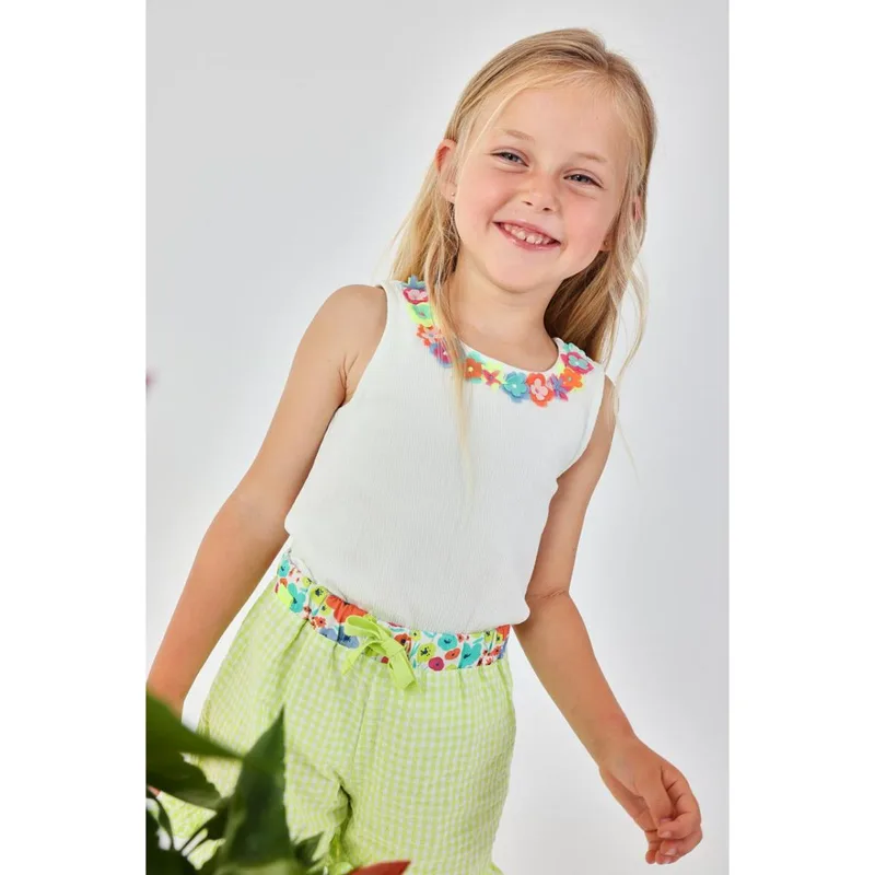 Μπλούζα μακό κορίτσι Boboli-313063-8148-White