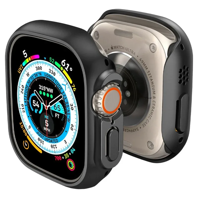 Θήκη Spigen Thin Fit Black Apple Watch Ultra 49mm (ACS05458)