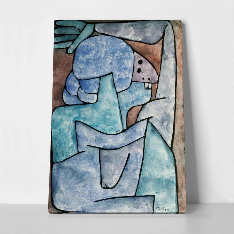 Πινακας σε καμβά PAUL KLEE - A LADY SLANDERER