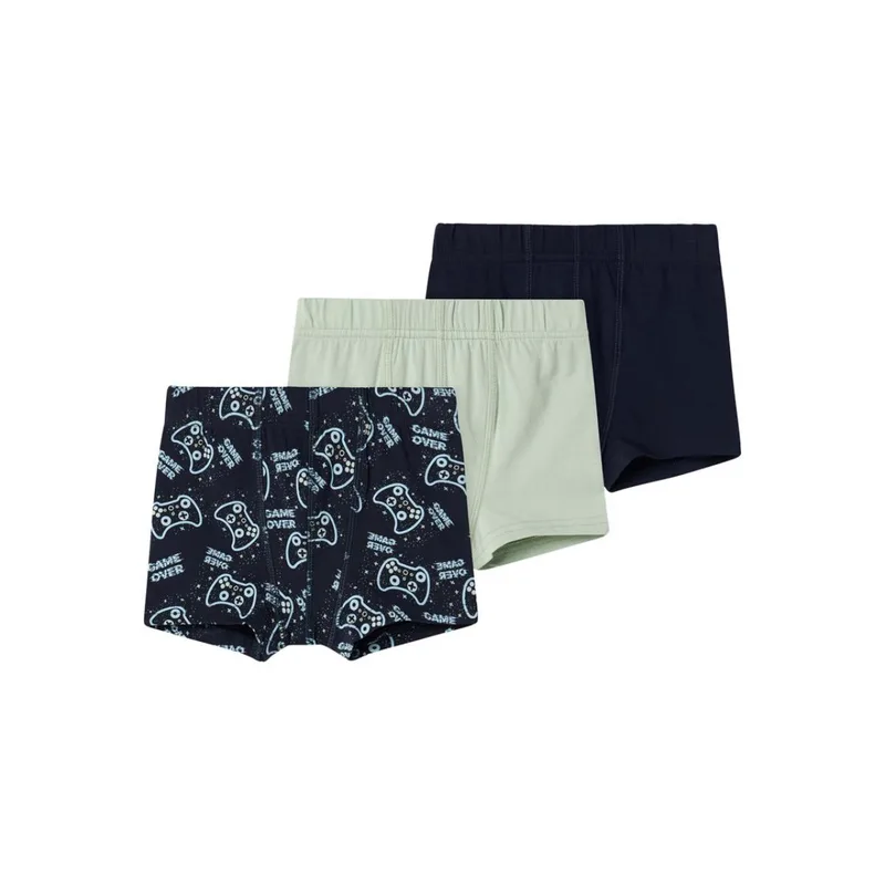 Εσώρουχα μπόξερ 3 pack αγόρι name it-13241990-Dark Sapphire