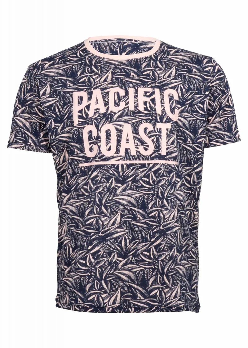 Ανδρικό tshirt dsplay λαιμόκοψη all print. Street Style ΡΟΖ