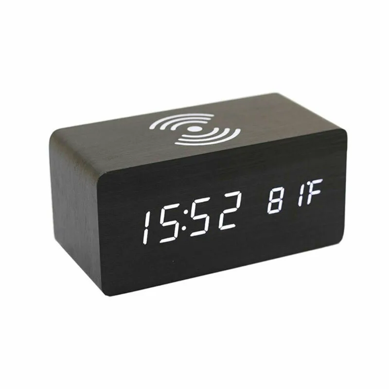 ψηφιακο ρολοϊ επιτραπεζιο με ξυπνητηρι wireless charging