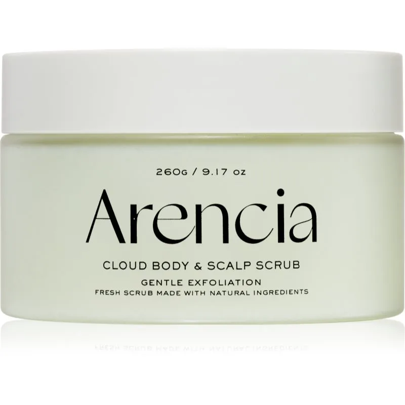 Arencia Fresh Cloud Geranium & Primrose απαλό Scrub για σώμα και μαλλιά 260 γρ
