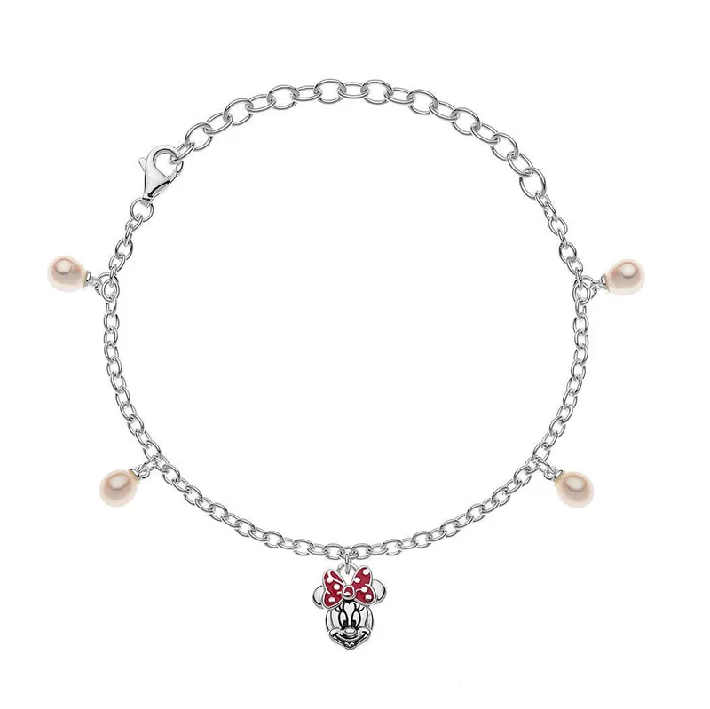 DISNEY Βραχιόλι Παιδικό Από Ασήμι Minnie Mouse BS00001SMAL-5.CS
