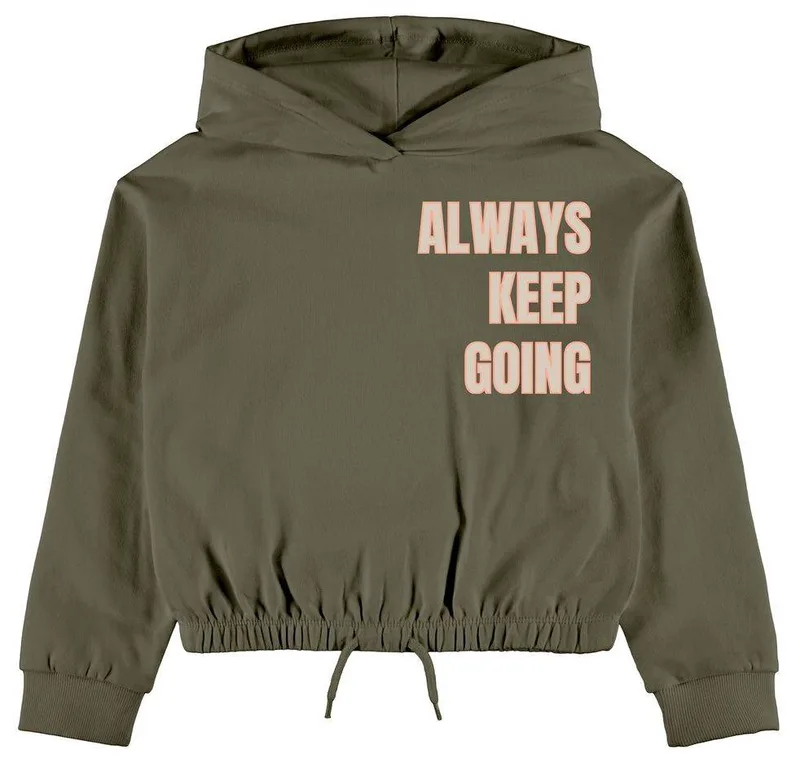 HOODIE NAME IT 13194371 NKFVIALA ΧΑΚΙ (134-140 CM)-(9-10 ΕΤΩΝ)