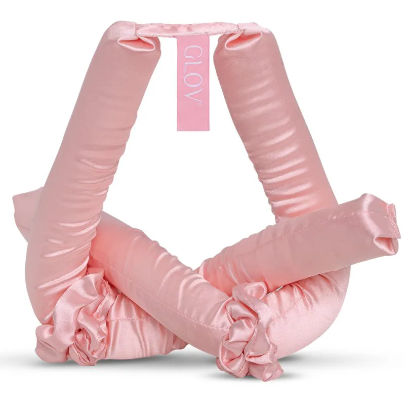 GLOV CoolCurl Satin αξεσουάρ μαλλιών για σγουρό φορμάρισμα Ροζ 1 τμχ