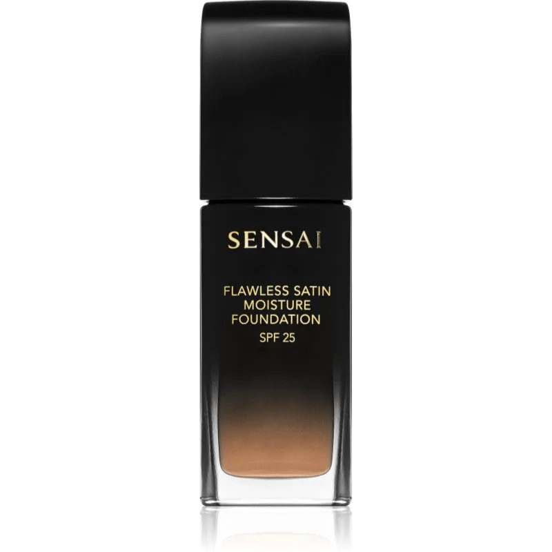 Sensai Flawless Satin Moisture Foundation υγρό μεικ απ SPF 25 απόχρωση 206 Brown Μπεζ 30 ml