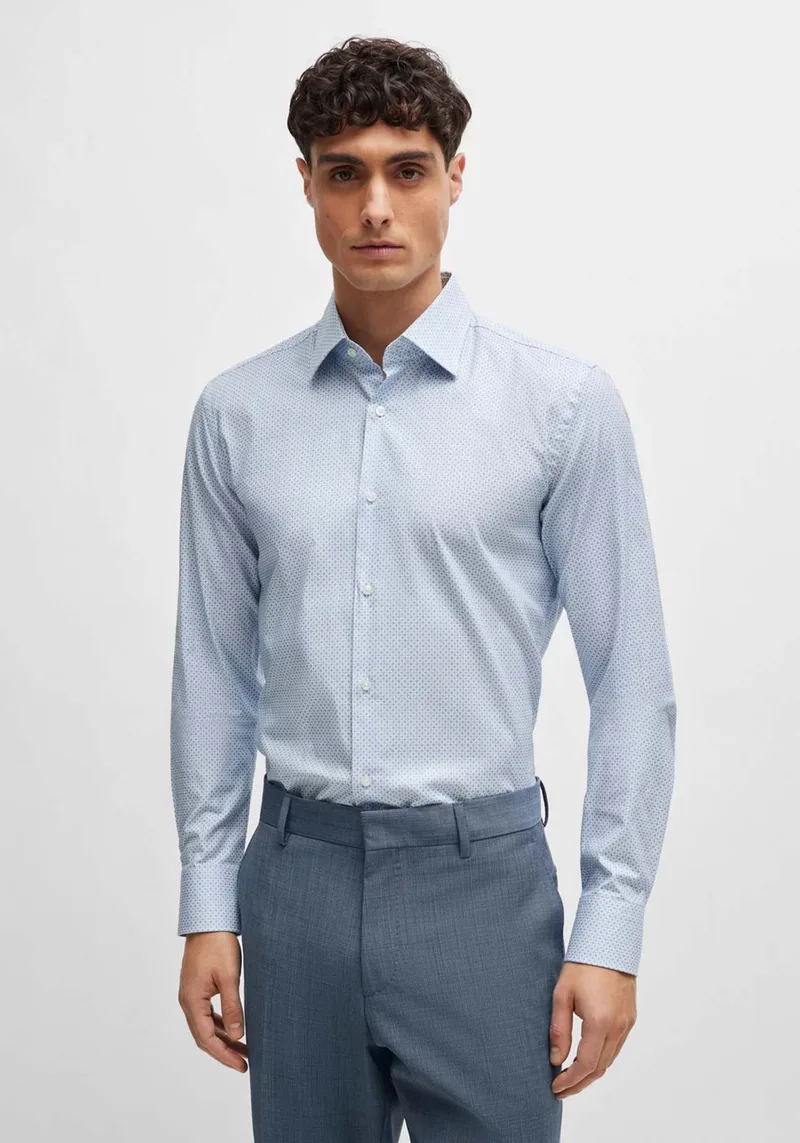 BOSS Πουκάμισο της σειράς H Hank - 50512852 450 Light Blue