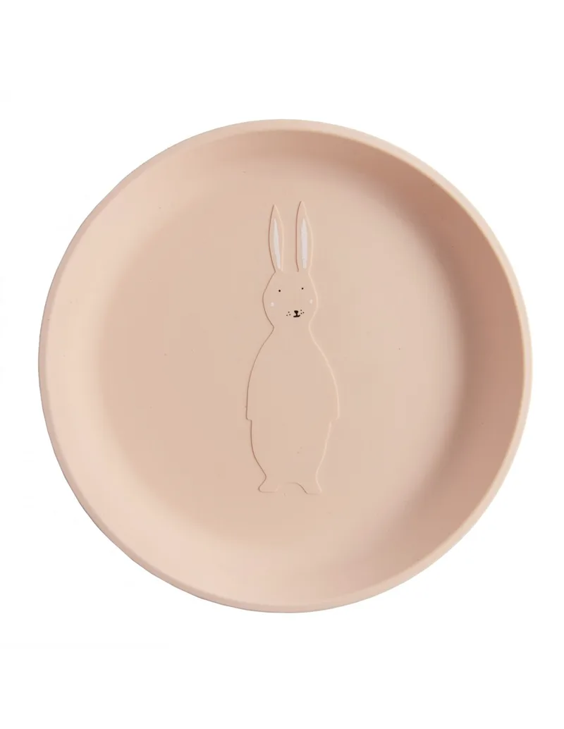 Trixie Παιδικό Πιάτο Φαγητού Σιλικόνης Mrs Rabbit