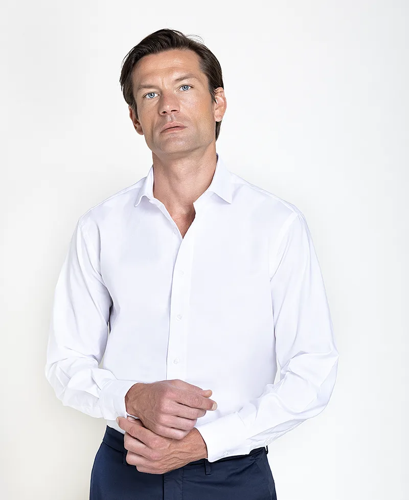 Kaiserhoff Ανδρικό Πουκάμισο Βαμβακερό Non-Iron Μονόχρωμο Modern Fit Για Business & Formal Εμφανίσεις
