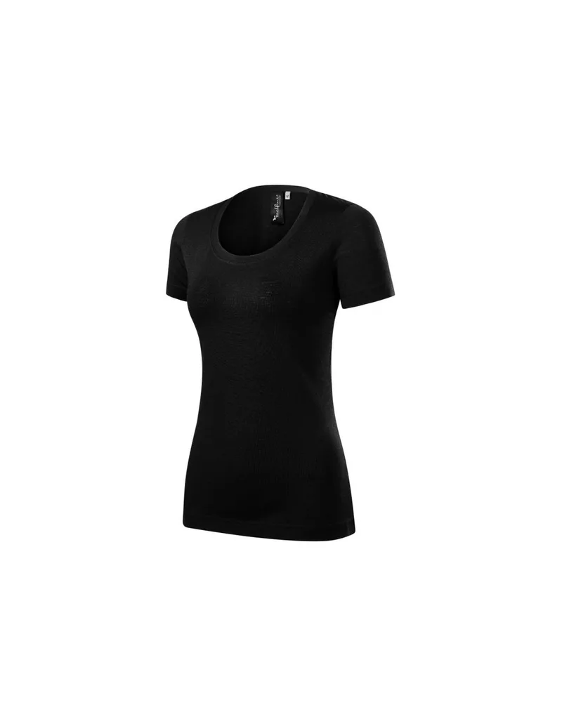 Malfini Γυναικείο Διαφημιστικό T-shirt Κοντομάνικο σε Μαύρο Χρώμα MLI-15801