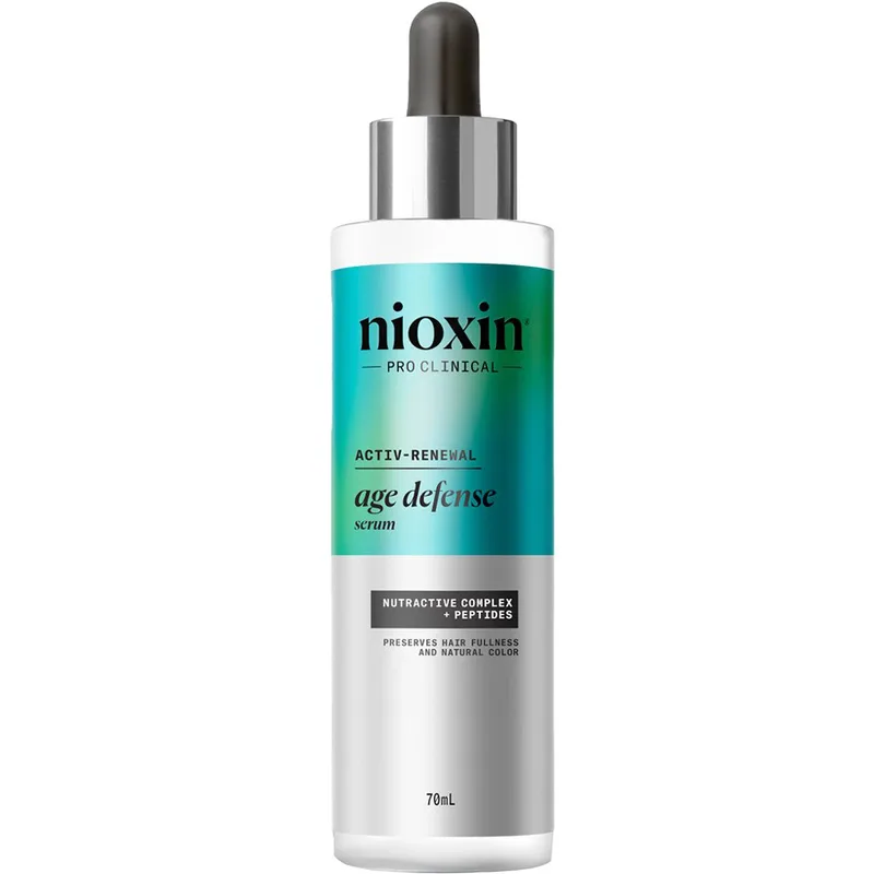 Nioxin Activ Renewal Age Defense Serum Αντιγηραντικός Ορός για την Διατήρηση & Ενίσχυση της Πυκνότητας των Μαλλιών με Δράση Κατά της Εμφάνισης του Πρόωρου Γκριζαρίσματος 70ml