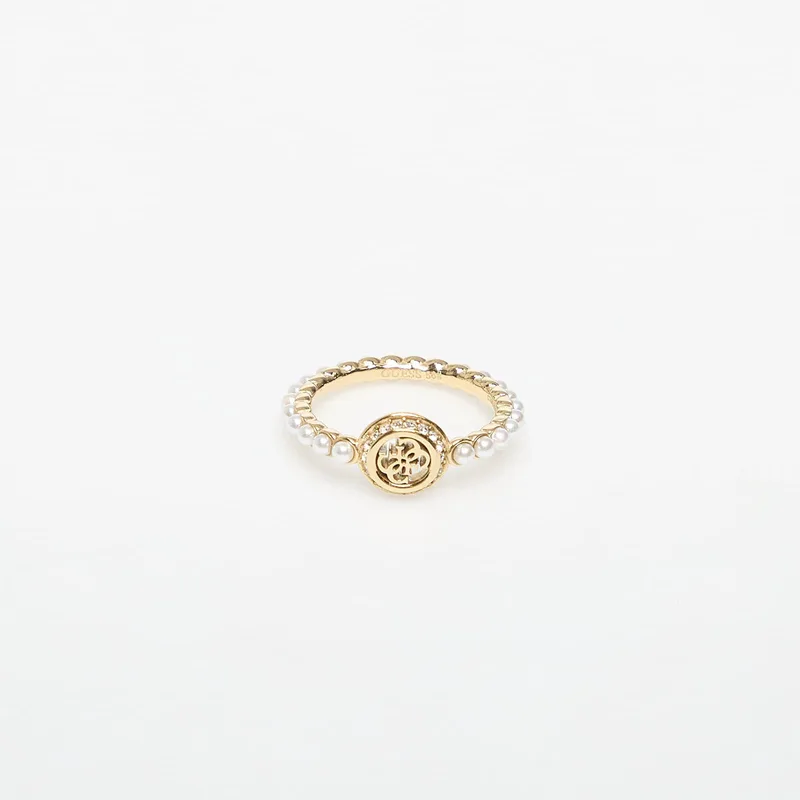 Δαχτυλίδι GUESS Tiny Pearly Yellow Χρυσό 56