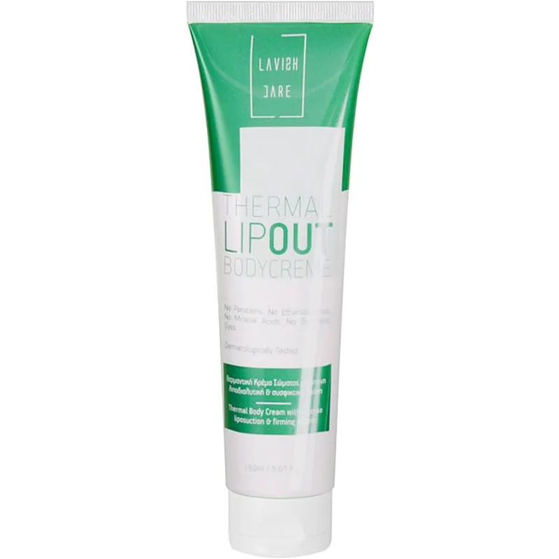 Lavish Care Thermal Lipout Body Cream Θερμαντική Κρέμα Σώματος με Έντονη Λιποδιαλυτική & Συσφικτική Δράση 150ml