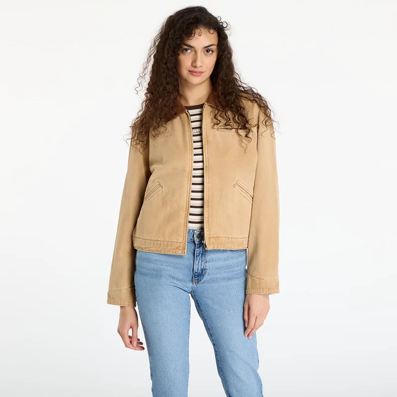 Μπουφάν Guess Originals Cropped Workwear Μπεζ M