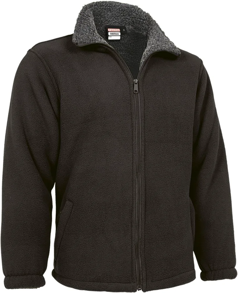 Μπουφάν Fleece SIBERIAN Valento CQVASIBNG Black